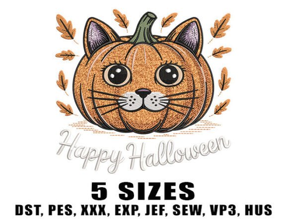 Fall Cat Embroidery Designs Review