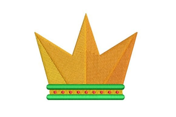 Festive Carnival King’s Crown Embroidery Design