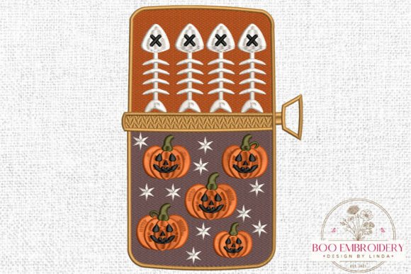 Halloween Sardine Can Embroidery Design Review