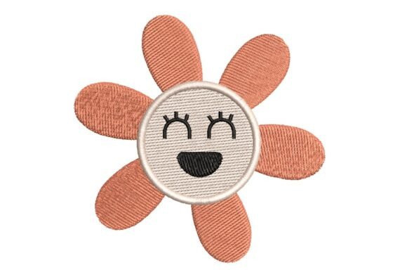 Happy Sleeping Flower Face Embroidery Design Review