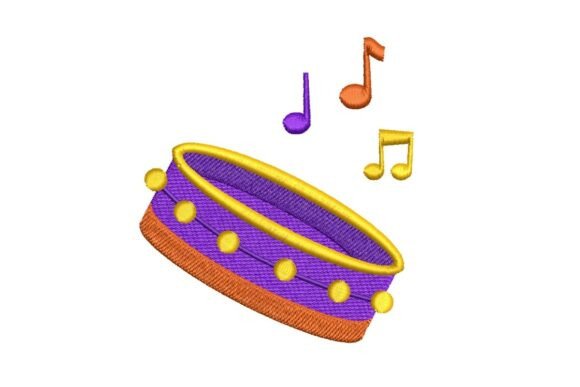 Musical Tambourine Embroidery Design Review