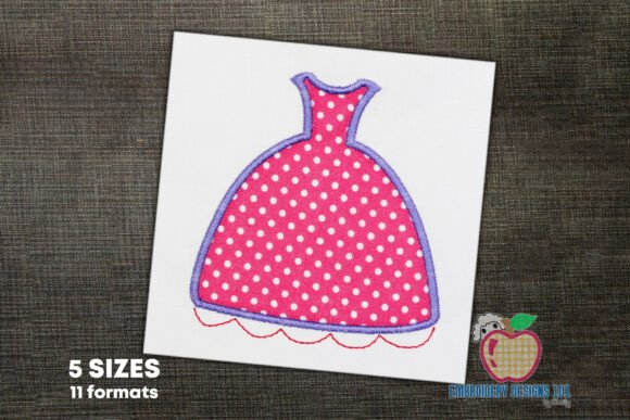 Pink Princess Dress Applique Embroidery Review