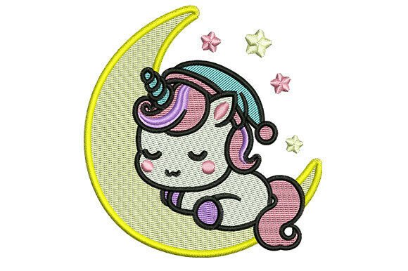 Sleepy Moon Unicorn Embroidery Designs Review