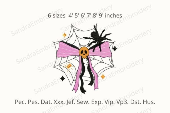 Spider Web Bow Embroidery Design Review